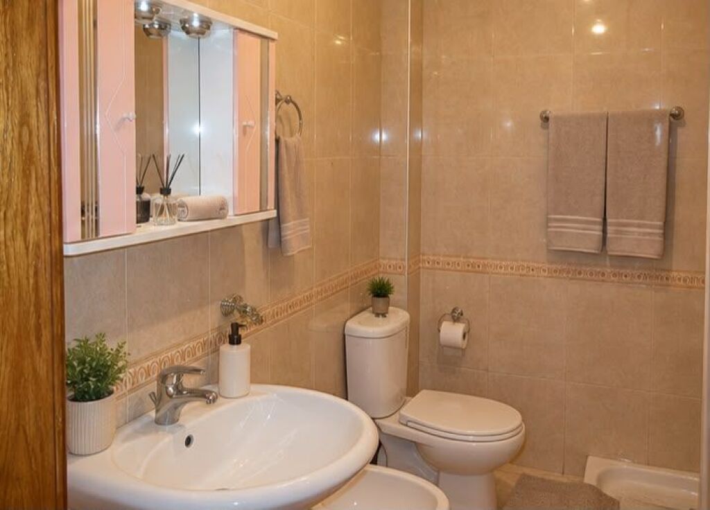 At Globe Kavaja road, a 2+1 apartment is for rent.
