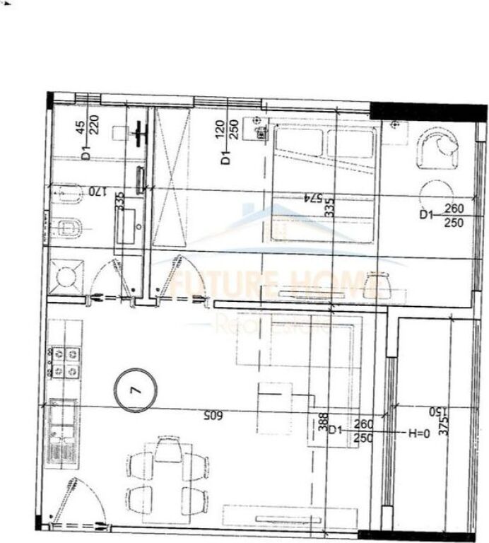 Appartamento 1+1, Vendita, Liburna Residence, Golem, Durres