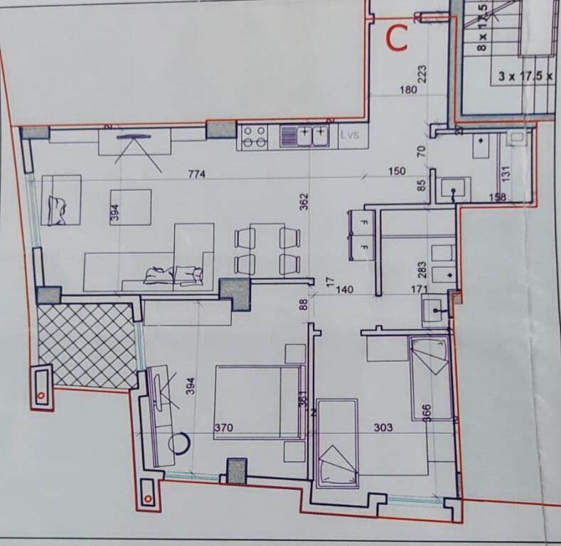 APARTMENT FOR RENT | CENTER | OPPOSITE TOPTANI
