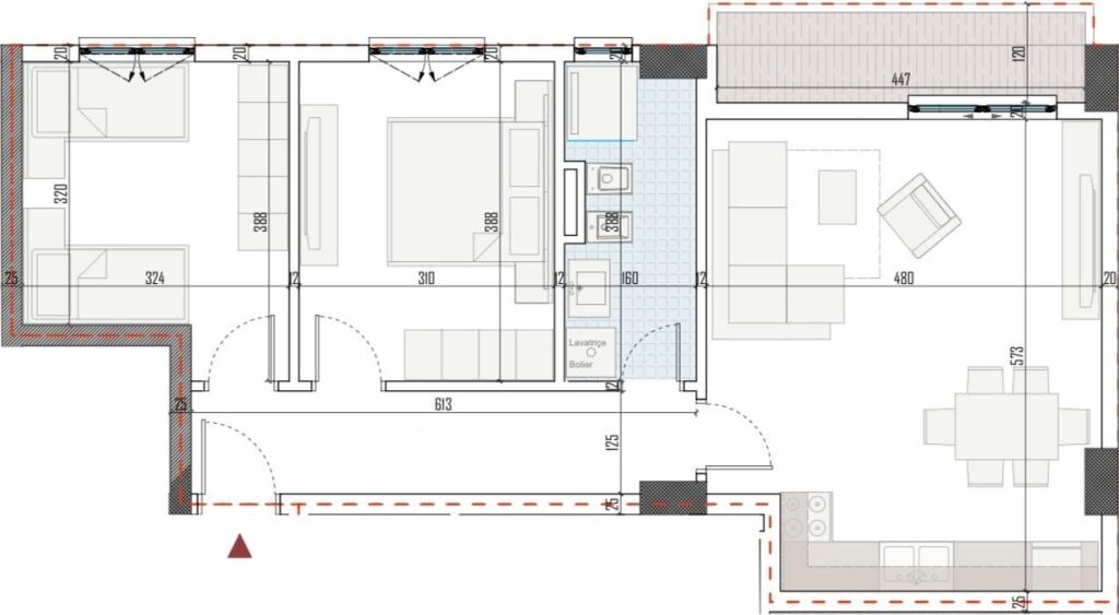 Appartamento 2+1 in vendita Occasione - Paskuqan, Ringside Residences