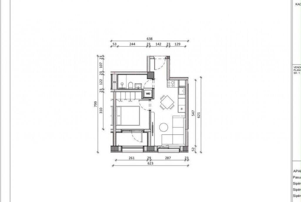 APARTMENT 1+1 FOR SALE IN ALI DEM