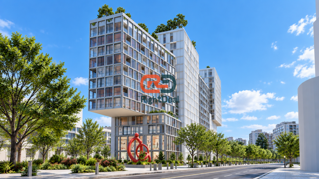 A Soho Towers, Appartamento 2+1+2 In Vendita Con Planimetria Perfetta !