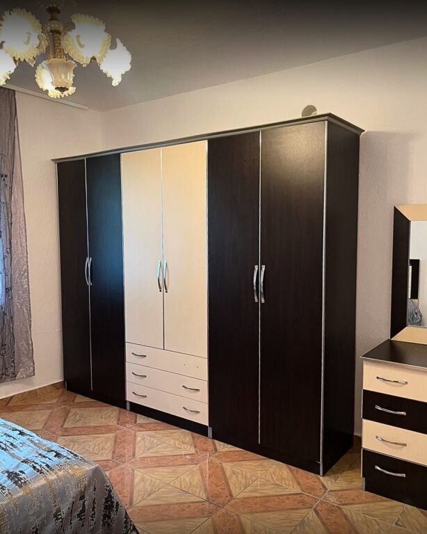 Apartment 1+1 for rent in New Ring, Tirana+parking space+yard, first floor of a villa, dedicated entrance