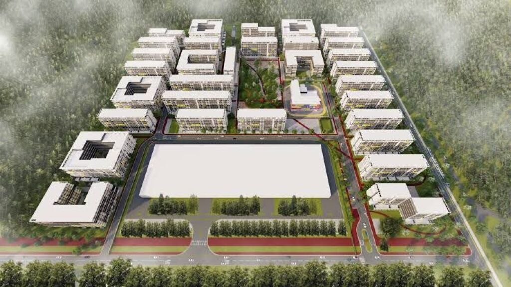 Shitet apartament 2+1 tek Kompleksi Univers City , QTU .