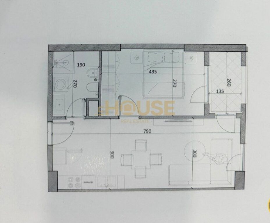 APARTAMENT 1+1 NE SHITJE NE KAMEZ