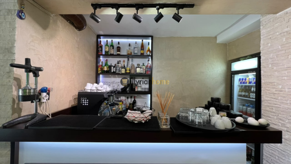 For rent a premises with an area of 50 m², located on floor 0, next to “Idriz Dollaku” street, in the Ali Demi area, Tirana.