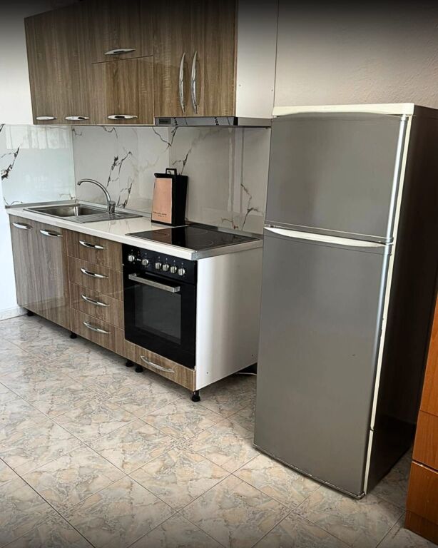 Apartment 1+1 for rent in New Ring, Tirana+parking space+yard, first floor of a villa, dedicated entrance