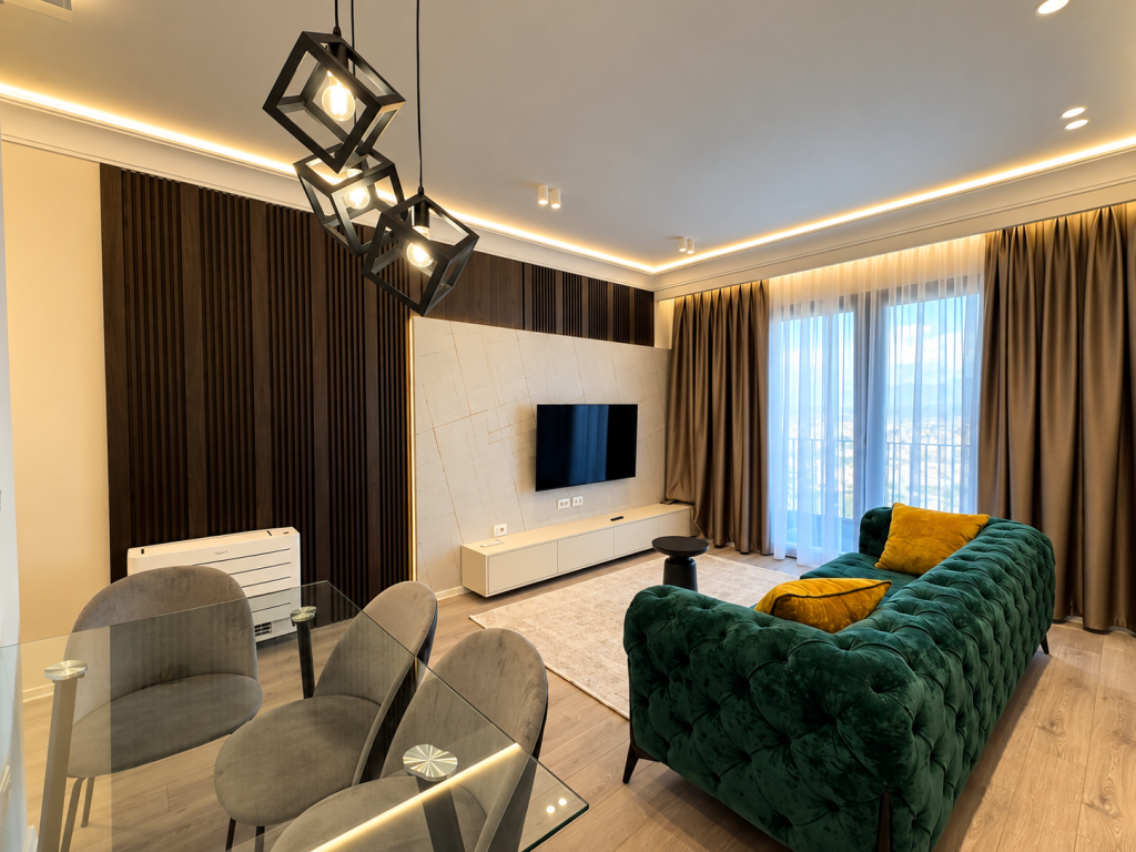 Luxury apartment 2+1+2 for rent at Garden Building
