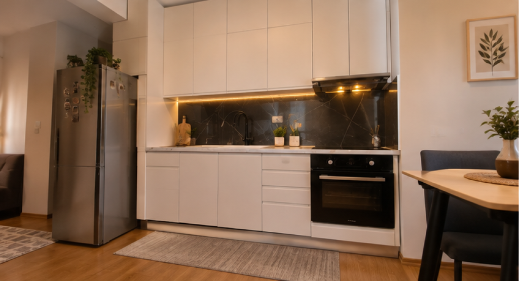 Affitto, Appartamento 1+1, Complesso Mangalem, 40.000 Leke/Mese