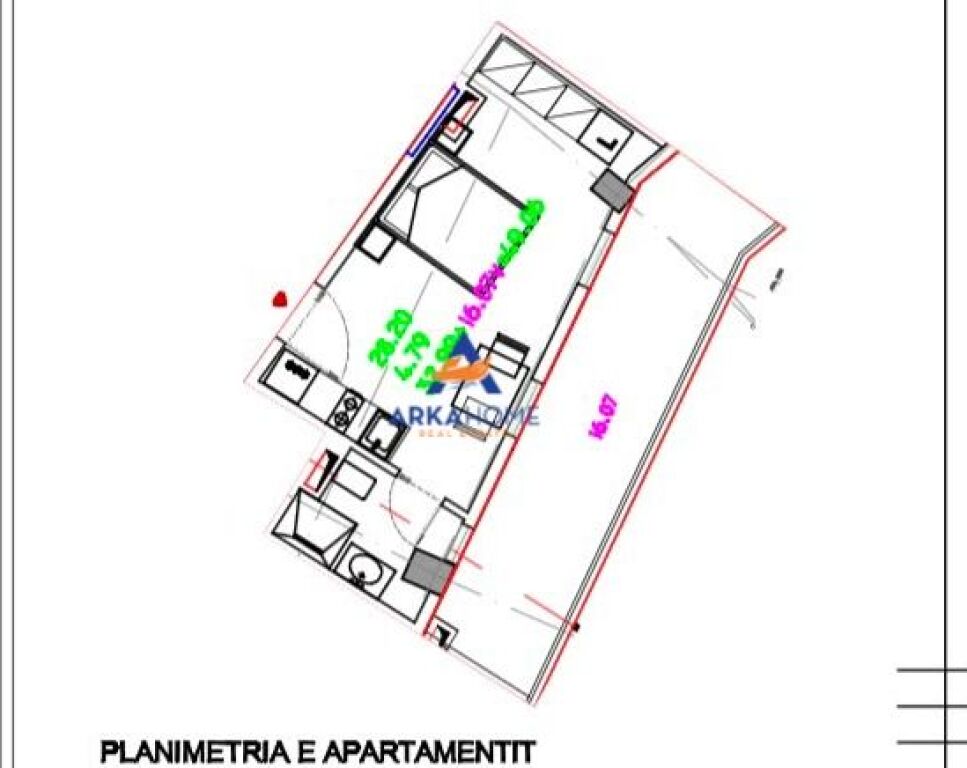 SHITET GARSONIERE 50 M2 "PRANE RRUGES PJETER BUDI ,QYTET STUDENTI" 93.000 EURO