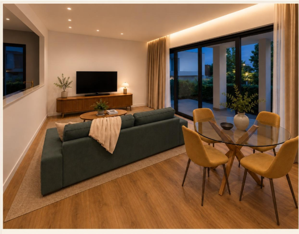 Apartament 2+1+ Parkim me Qira te Liqeni i Farkes Tirane