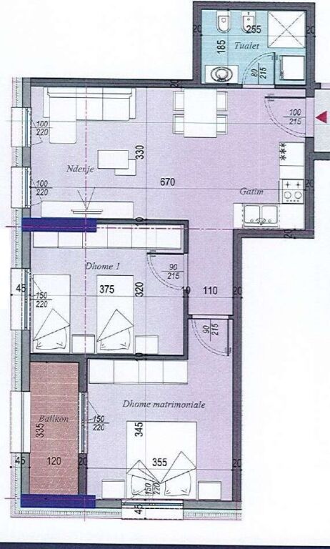 🏡 APARTMENT 2+1 FOR SALE – TIRANA ENTRY