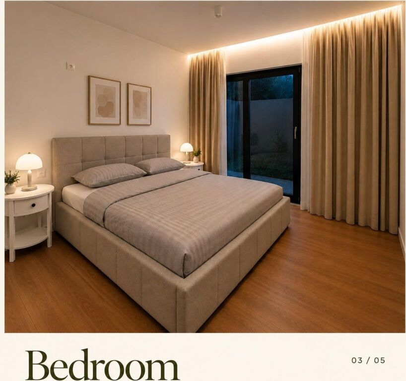 Apartament 2+1+ Parkim me Qira te Liqeni i Farkes Tirane