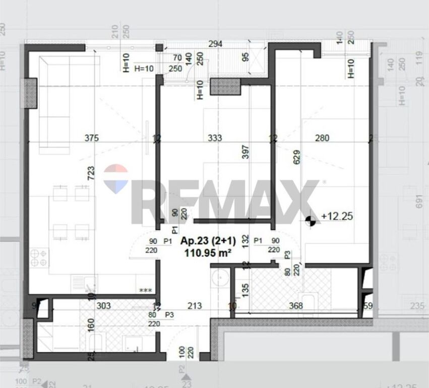 Appartamento 2+1 in vendita | Meis Garden, Ex Campo di Aviazione