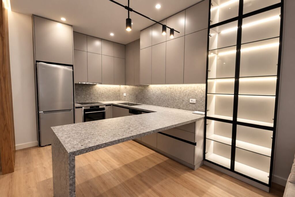 SUPER 1+1 APARTMENT FOR RENT AT DELIJORGJI COMPLEX!
