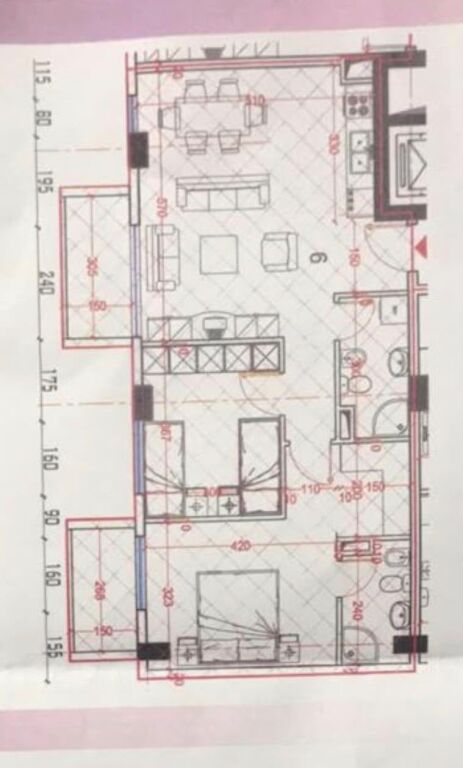 Apartament 2+1+2 Ne Shitje Ne Shkoze  ID 5598