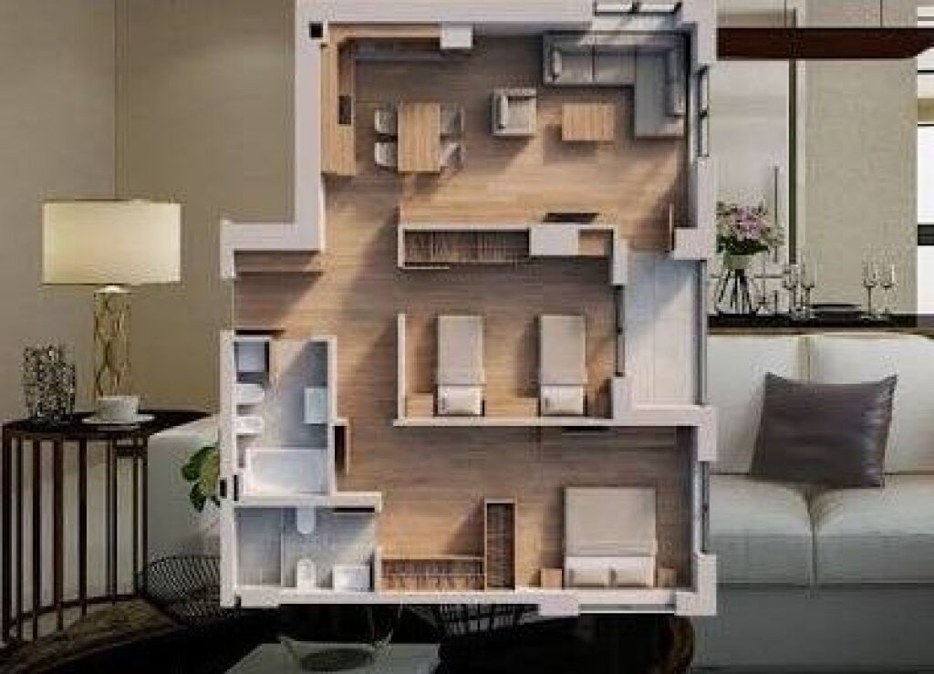 Appartamento in Vendita 2+1 a Brryli (ID B120905) Tirana