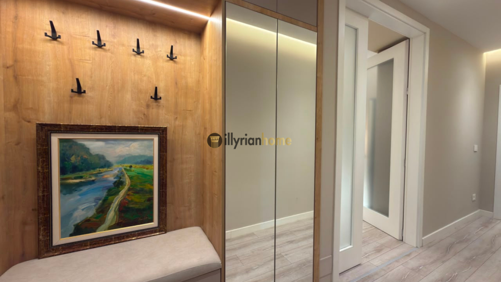 Rent, 2+1 Apartment with parking, new building "Panorama", -Tirana