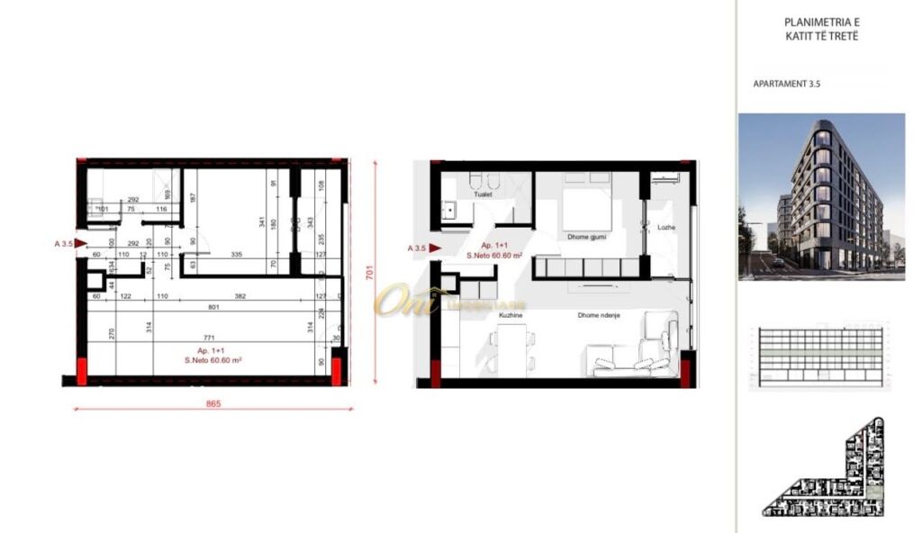 PASKUQAN SHITET APARTAMENT 1+1
