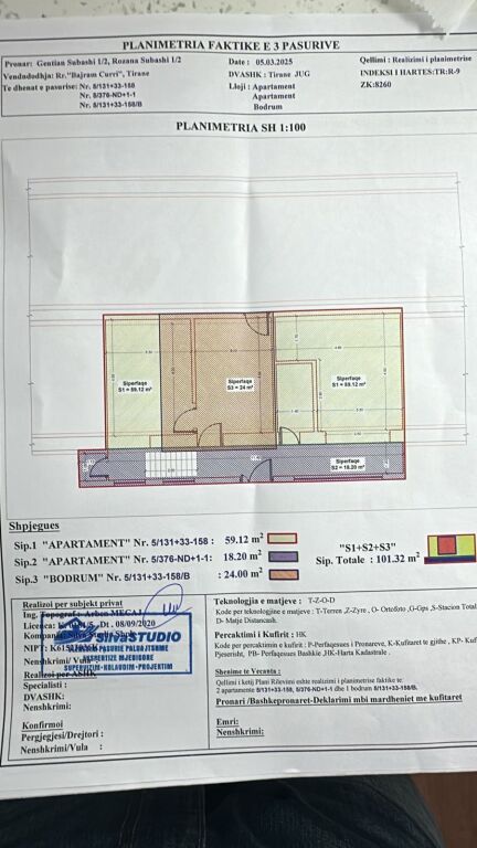 Apartment for rent on Sulejman Delvina street.