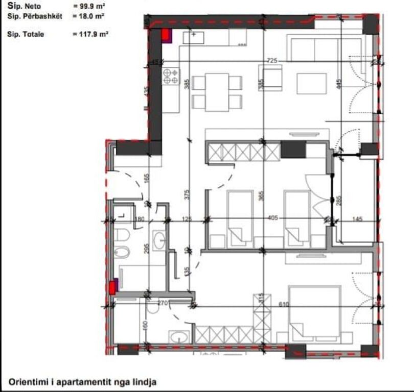 Appartamento in Vendita 2+1 a Brryli (ID B120905) Tirana