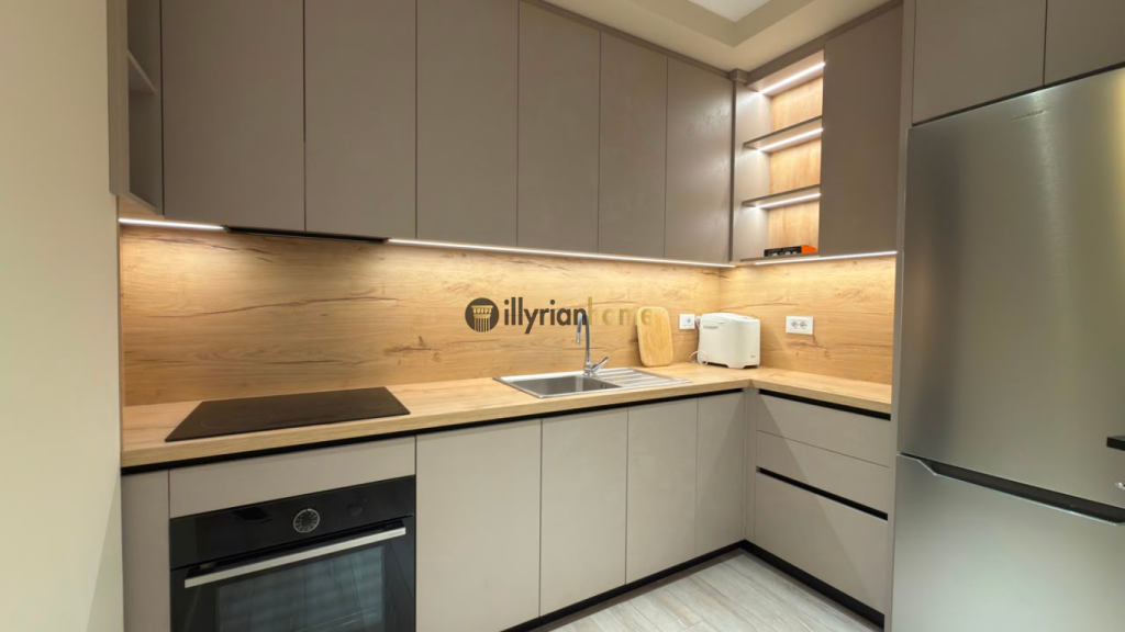 Rent, 2+1 Apartment with parking, new building "Panorama", -Tirana