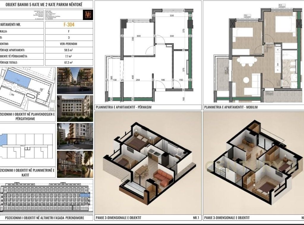 SHITET APARTAMENT 2+1 NE RESIDENCEN VIZION 3 , MALI I ROBIT - PAGESE ME KESTE !