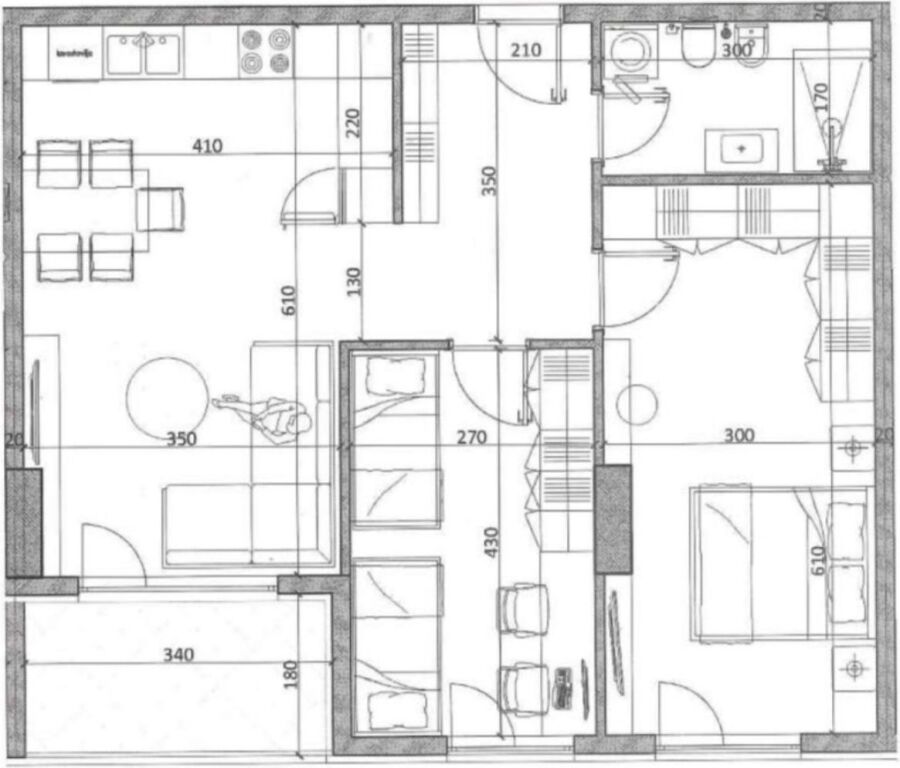 Shitet Apartament 2+1 - Kamëz, Pranë Bashkisë