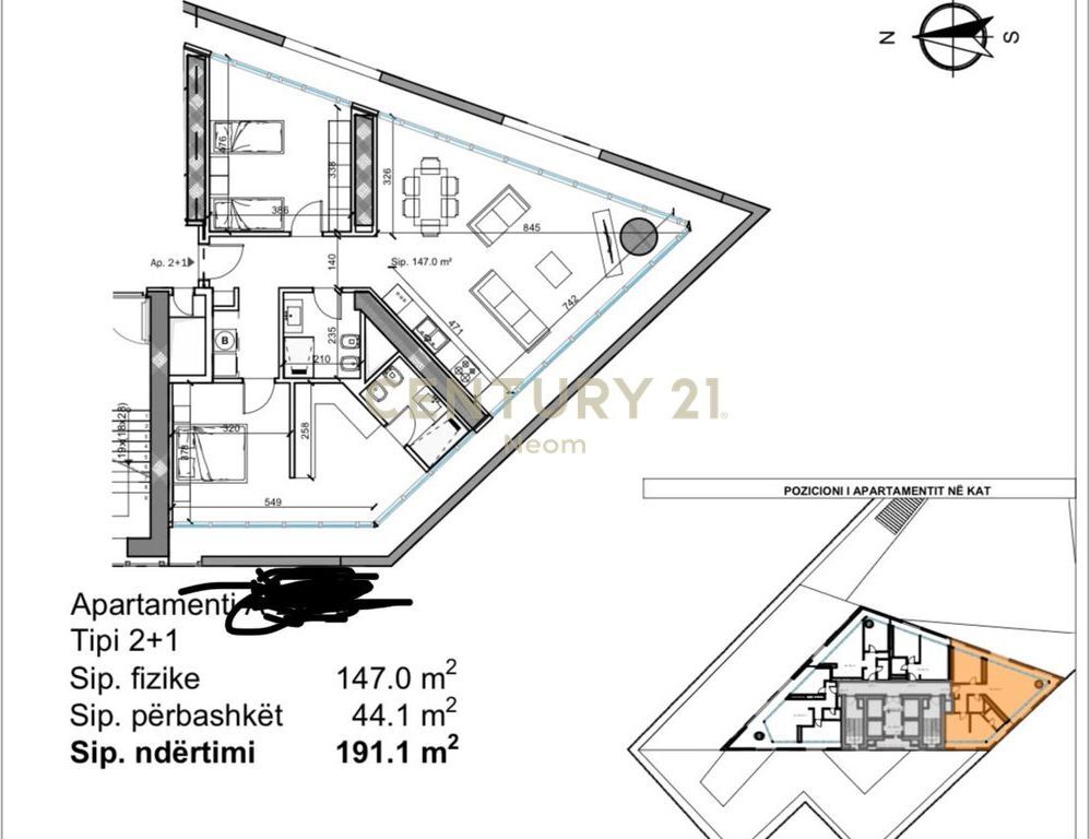 APPARTAMENTO IN VENDITA A TIRANA TOWER – PIANO 26
