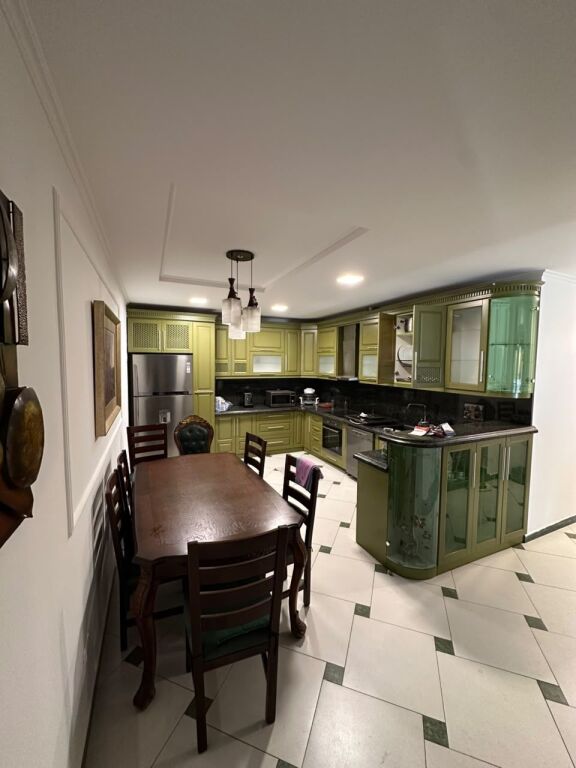 For rent apartment 3+1+2+Garage 2 Parking spaces, Delijorgji complex, Kavaja street.