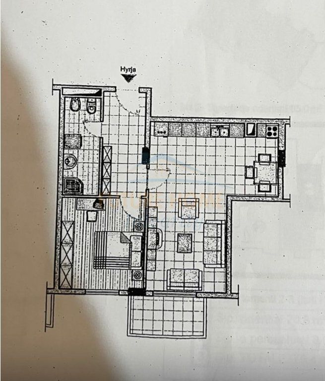 For sale, Apartment 1+1, Fresku, Tirana.