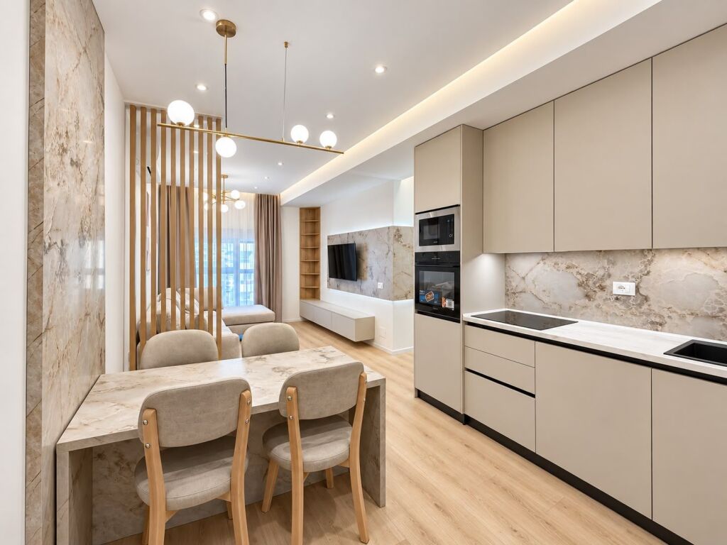 For Rent: Luxury 2+1 📍Ali Demi - Res. Kadiu | 100% Brand New &amp; Never Lived In Before (55,000 ALL/Month) Architect-Designed &amp; Furnished