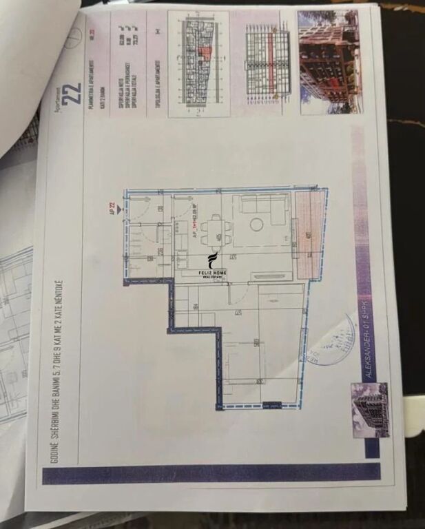 SHITET APARTAMENT 1+1 INSTITUT 62.500 EURO FH-94140