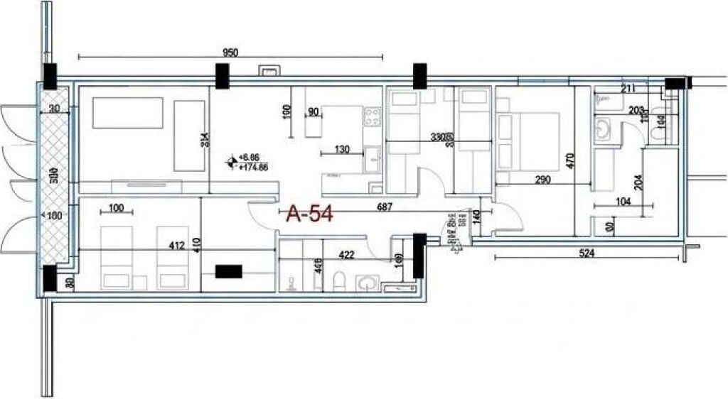 Apartament 3+1+2 Për Shitje në Rezidencën Kodra e Diellit 2 Tiranë ! 350,000 €