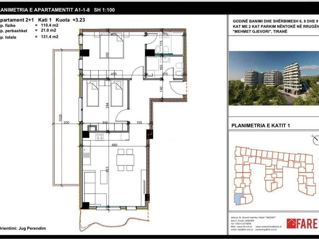 APARTMENT 2+1 – ALUN COMPLEX