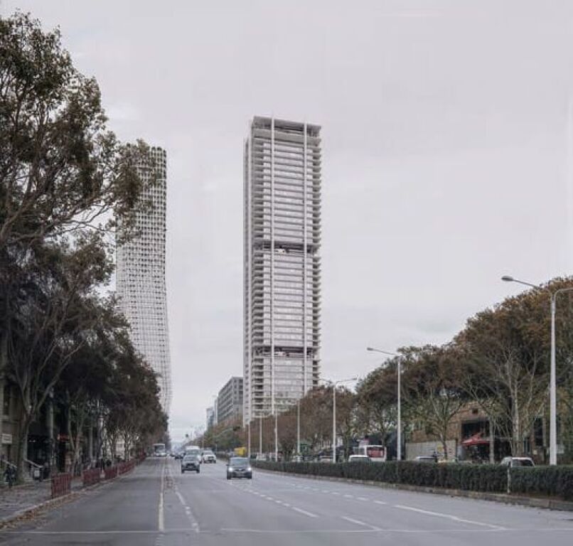SHITET SUPER OKAZION :1+1📍Oricon Tower (Rr.Dritan Hoxha - Prane Zogut te Zi) - 137,500€ - SP.98m² - KATI.20 - 🔥1400€/M²🔥Firma shet me 1800€/m²