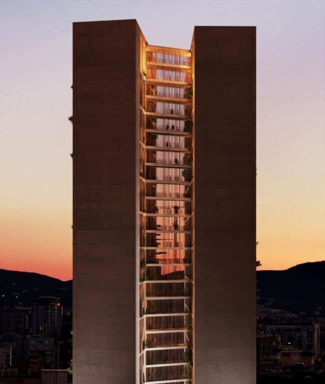 FOR SALE SUPER OPPORTUNITY: 2+1📍Glow Tower (New Boulevard - Siri Kodra St.) || 149,500€ - SP.115m² - Floor 22 (Panoramic View Over Tirana) || 🔥1300€/m²🔥