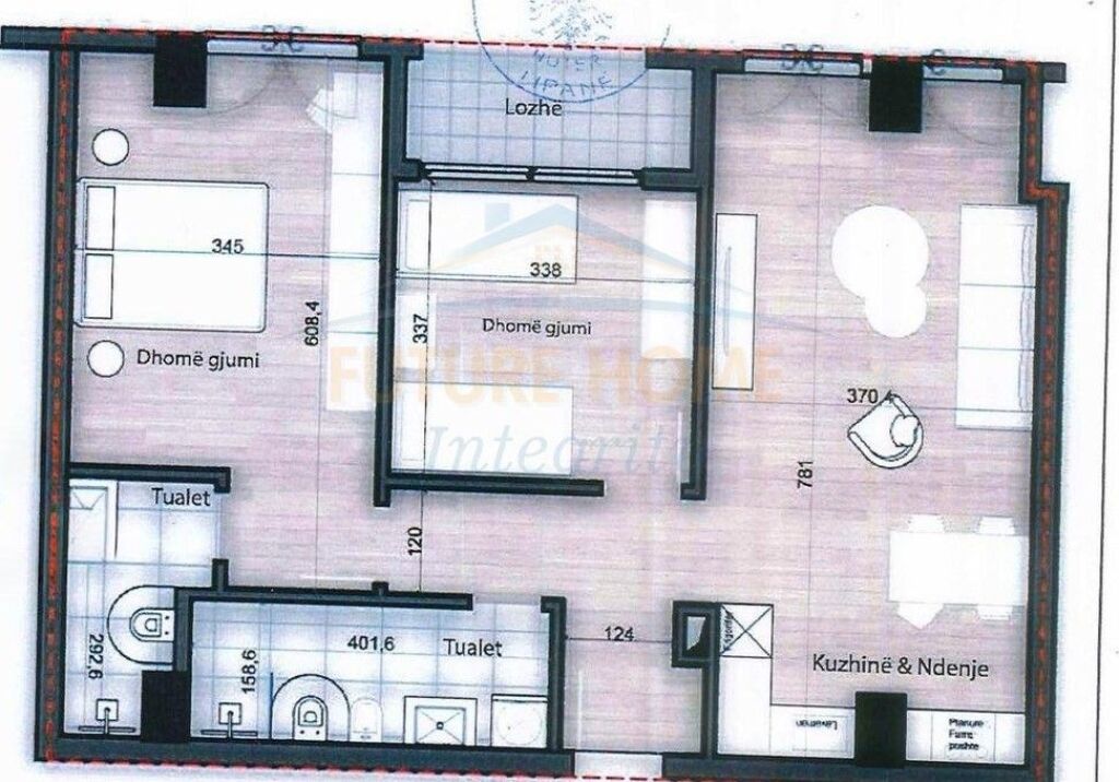 In vendita, Appartamento 2+1+2, Residenza Splendor, Tirana.