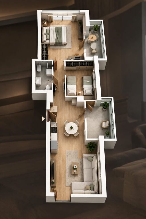 SHITET SUPER OKAZION: 2+1+2Ballkone📍Ne Zemer te Brrylit - Sol Residence || 230,000€ - Kati.9 - SP.110m² || 🔥2100€/m²🔥 Firma shet me 2700€/m²