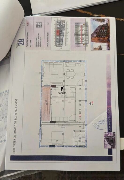 SHITET APARTAMENT 2+1 INSTITUT 83.300 EURO FH-94146