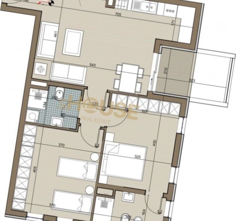 APARTAMENT 2+1+2 NE SHITJE NE KAMEZ