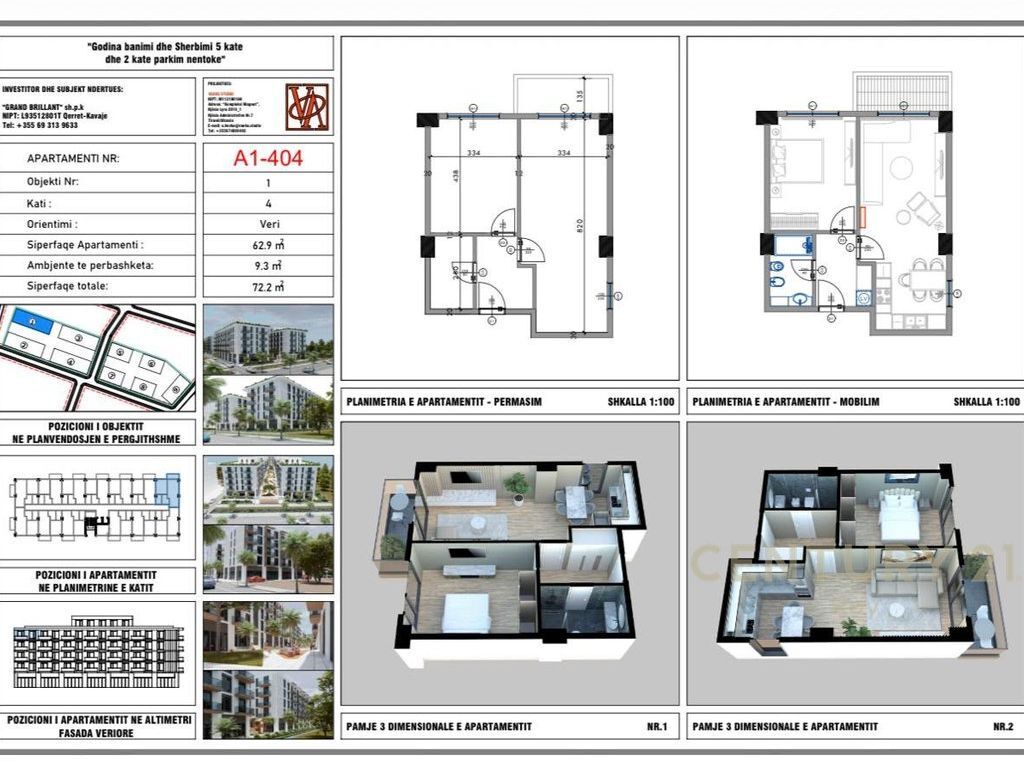 SHITET APARTAMENT 1+1 NE QERRET TEK RESIDENCA PALM PARADISE!
