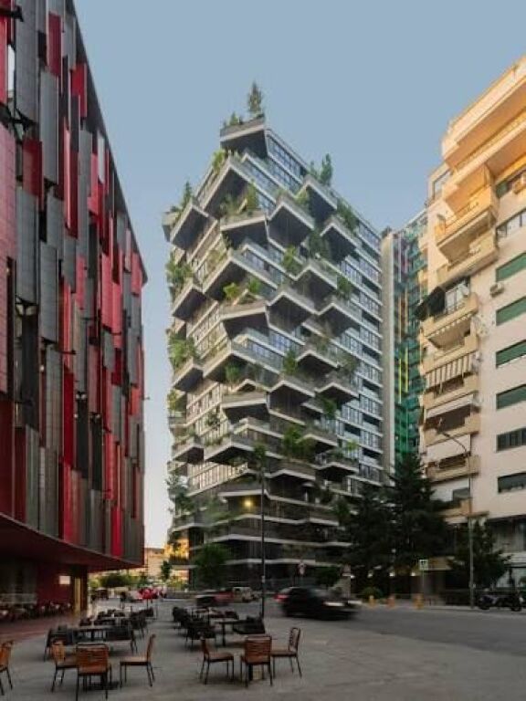 Near AIR ALBANIA Stadium /Vertical Forest, Office space for rent 6+1+2.
