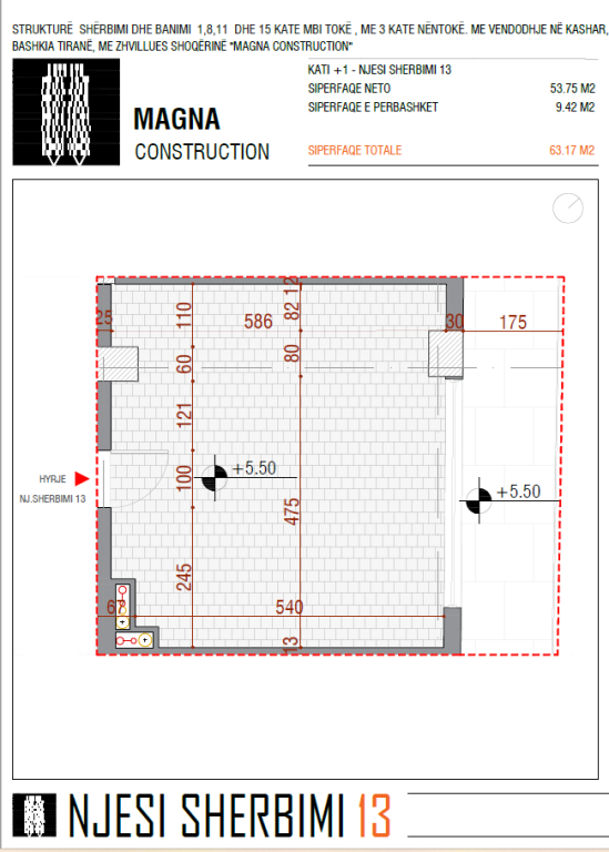 Unità di Servizio Premium ad Astir – 63,17 m² | Via Loni Ligori | Nuovo Progetto