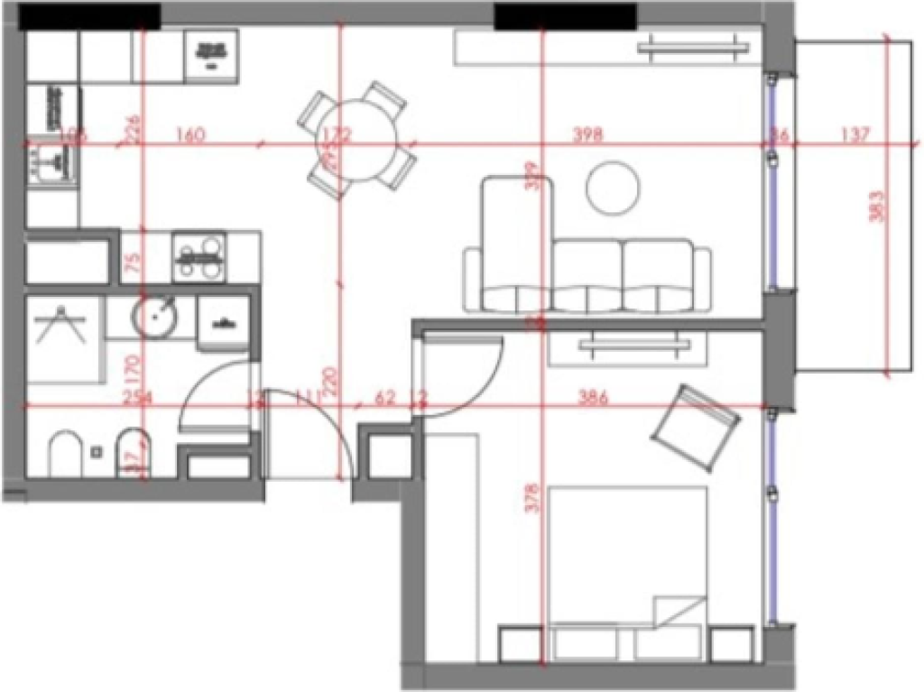 SHITET APARTAMENT 1+1 | NORTH RESIDENCE