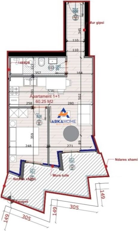 FOR SALE APARTMENT OPPORTUNITY 1+1 "SUNFLOWER RESIDENCE, NEAR CASA ITALIA" PRICE NEGOTIABLE