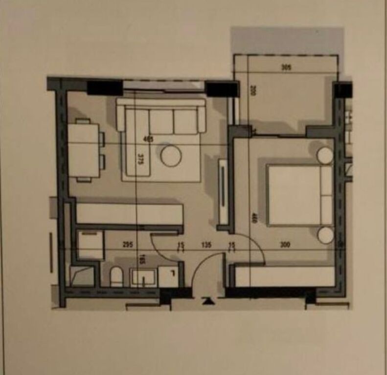 Shitet apartament 1+1 tek Rezidenca Ajka , Rruga 5 Maji ! 95k euro !