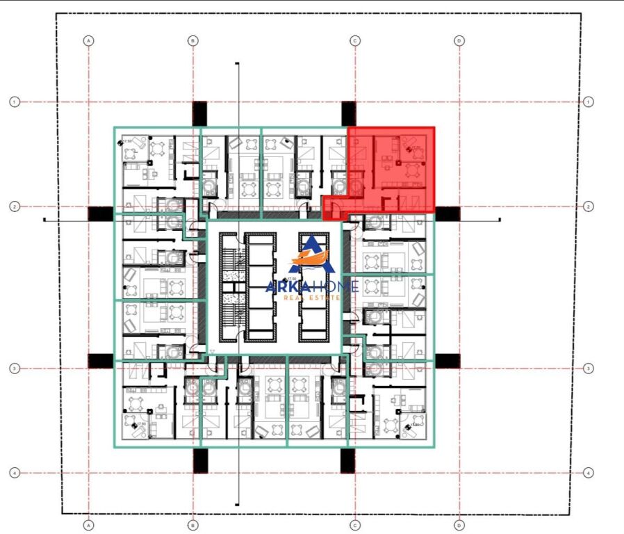 SHITET OKAZION APARTAMENT 2+1+BALLKON "ORICON TOWER" CMIMI SIPAS KERKESES