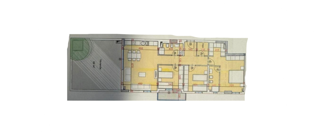 SHITET APARTAMENT 3+1 ME VERANDË | REZIDENCA ERLI