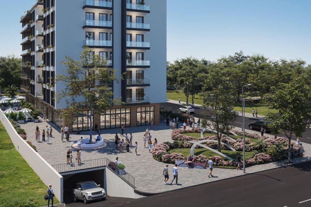‼️AUCTION‼️1+1 apartment for sale with pool view in the "Liam" Residence, Golem